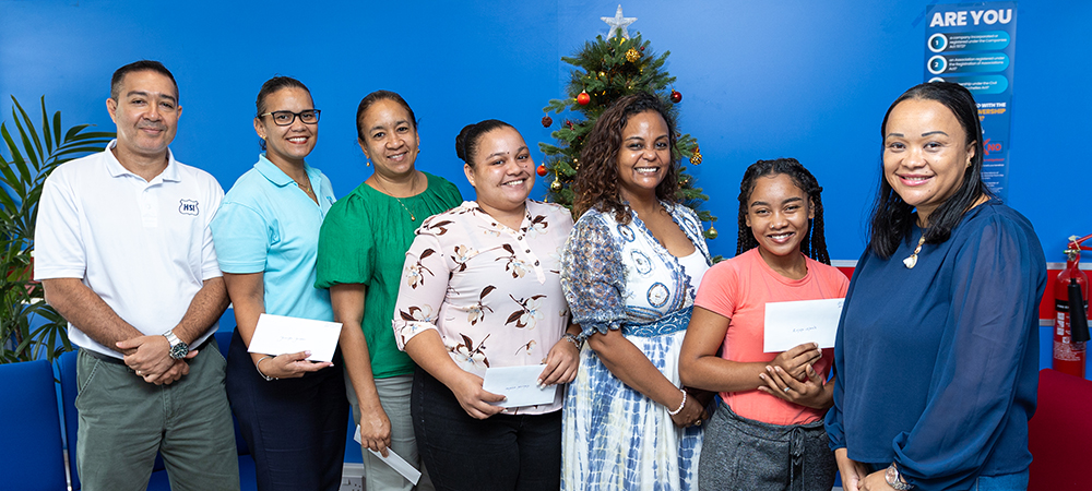 HSI Life Department Celebrates Winners of the Christmas Lottery Draws