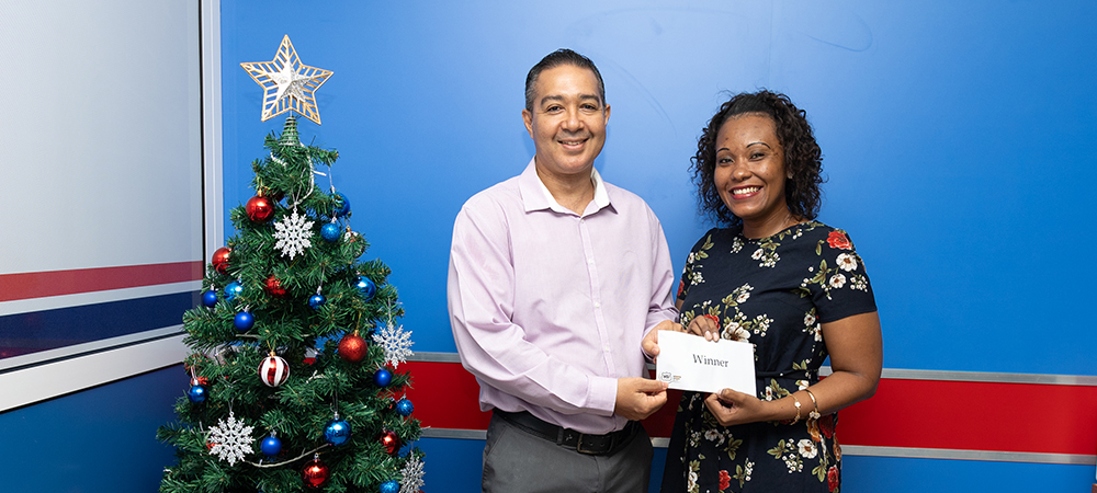 Congratulations to Our Christmas Win Back Lottery Star Prize Winner!